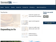 Tablet Screenshot of investsa.co.za